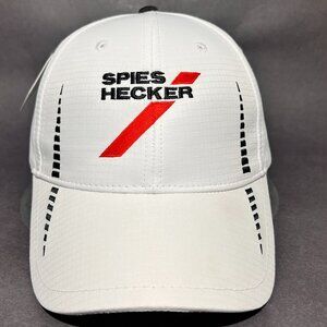 Spies Hecker Strap Back Hat CapAmerica White Golf Outdoor Golfing Mens